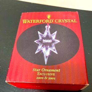 Waterford Crystal: Star Ornament Exclusive 2000